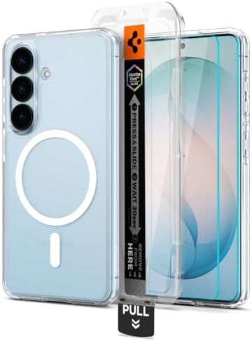 Spigen Ultra Hybrid MagFit Bundle - MagSafe Case & Screen Protector for Galaxy S26