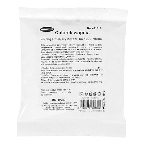 Calcium Chloride 100g CaCl2 E509 for Cheese Cheese Making Dairy 411211