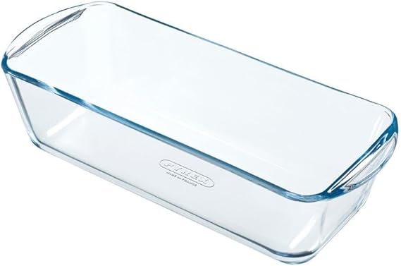 Pyrex Bake & Enjoy Glass Loaf Dish 280 x 120mm / 1.5Ltr - Scratch Resistance, Transparent Pan FU130