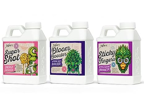 Bloom Pack 3 x 250 ml for explosive flowering and mass production, liquid accelerators for strong flowering