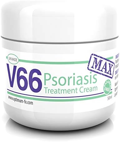 V66 MAX – Double Strength Psoriasis Treatment Cream - Contains The Beneficial Active Ingredient Salicylic Acid – 50 ml