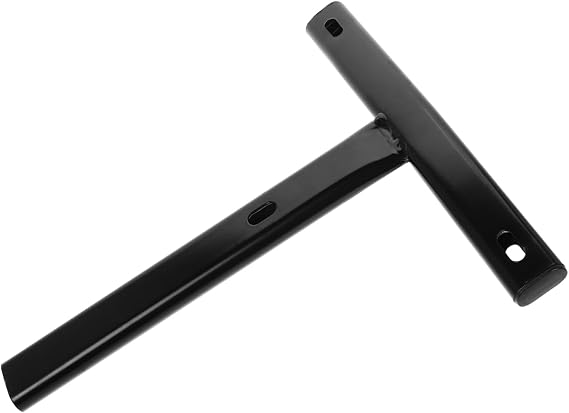 Cabilock Swivel Chair Back Support Rod, T Shaped Bar, Black Steel
