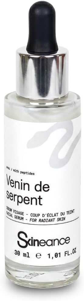 Skineance - Snake Venom Face Serum 30ml | Syn-Ake Smoothing Peptide | Anti-Aging & Firming Serum | Daily Hydration and Radiant Complexion | Controlled Formulas