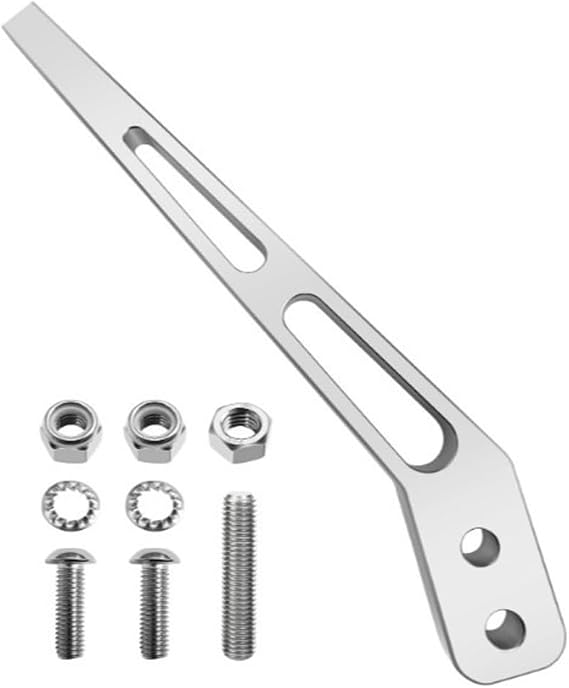 Silver Shift Stick 10 Inch For Mustang Hurst Applications