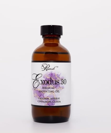 Anointing Oil, Holy Biblical Exodus 30:22-25 Blend with Prayer Cloth