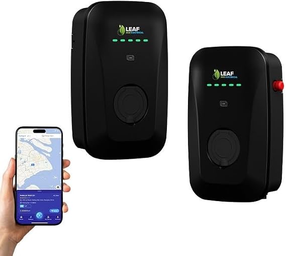7kW EV Charger | Electric Vehicle Charger | Type 2 | Untethered | 7kW | Fast Charging | Pen Fault | Single Phase | Wall Mount | EV Home Charger | Black, 40x29x19cm