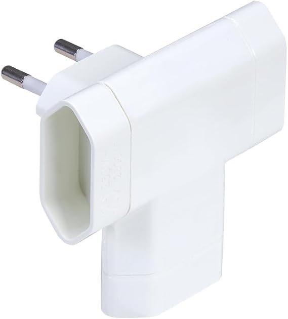 Simon Brico – Adapter 10A 250V 3 Sockets White Blister
