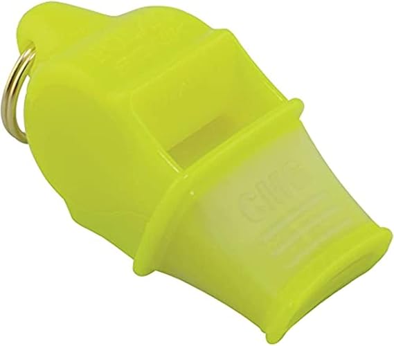 Fox 40 - Sonik Blast Whistle, 344-1300, Neon Yellow, Misura Standard