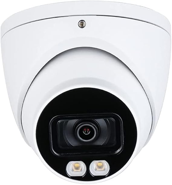 Dahua DH-HAC-HDW1509TP-A-LED 5MP Full colour Starlight HDCVI (40m Illumination) Eyeball Dome Camera, 3.6mm Lens, Built-in Mic, 12V DC,IP67