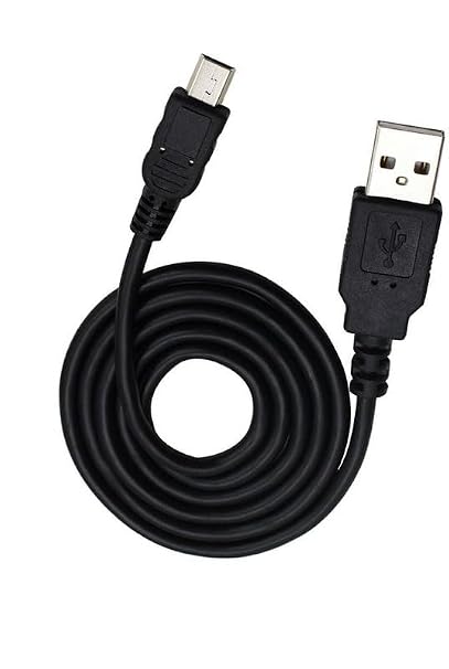 USB Cable Charging Cord/Charger Power Lead Wire Compatible with NOKIA E52 E55 E72 E75 N85 / Black / (1m / 3.3ft)