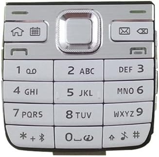 Mobile Accessories Replacement Phone Keypad Housing with Menu Button/Press Key for Nokia E52 Black, White
