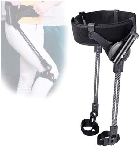 Exoskeleton Power Walking Aid for Limited Mobility - Adjustable Leg Lifting Assistance & Rotating Strength Training Device for Enhanced Walking Support (F M (Right Leg))