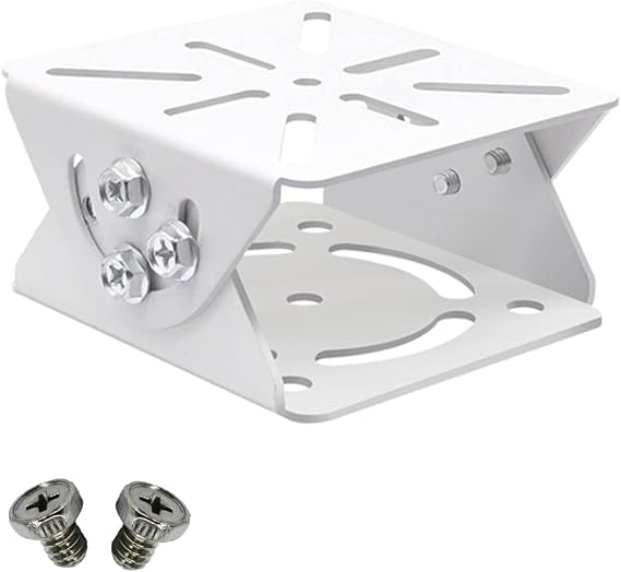 2D Universal Pole Mounting Joint Bracket Connector,CCTV Camera Mounting Bracket Steel Duckbill Head for Video Surveillance Security Camera Mounts