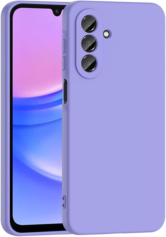 Coverzone Samsung Galaxy A17 İle Uyumlu Kılıf Z-Mara Lansman Vieri Tam Koruma Arka Kapak Kamera Koruma Çıkıntılı Pürüzsüz Yüzey Lila