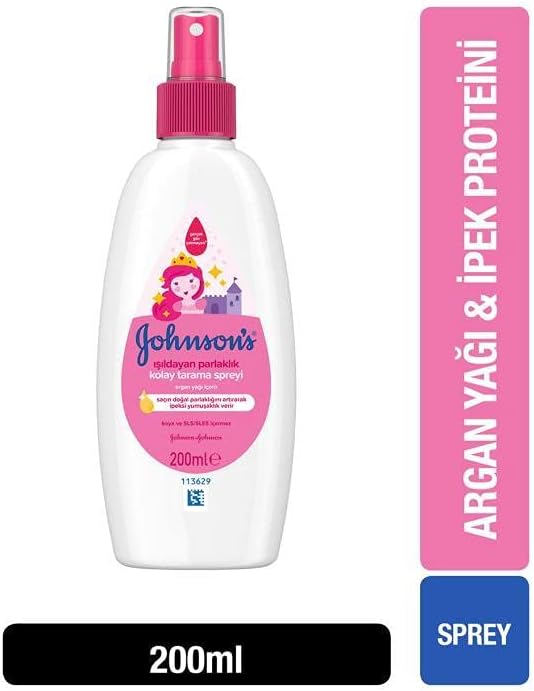 Johnson's Baby Işıldayan Parlaklık Kolay Saç Tarama Spreyi 200 mL