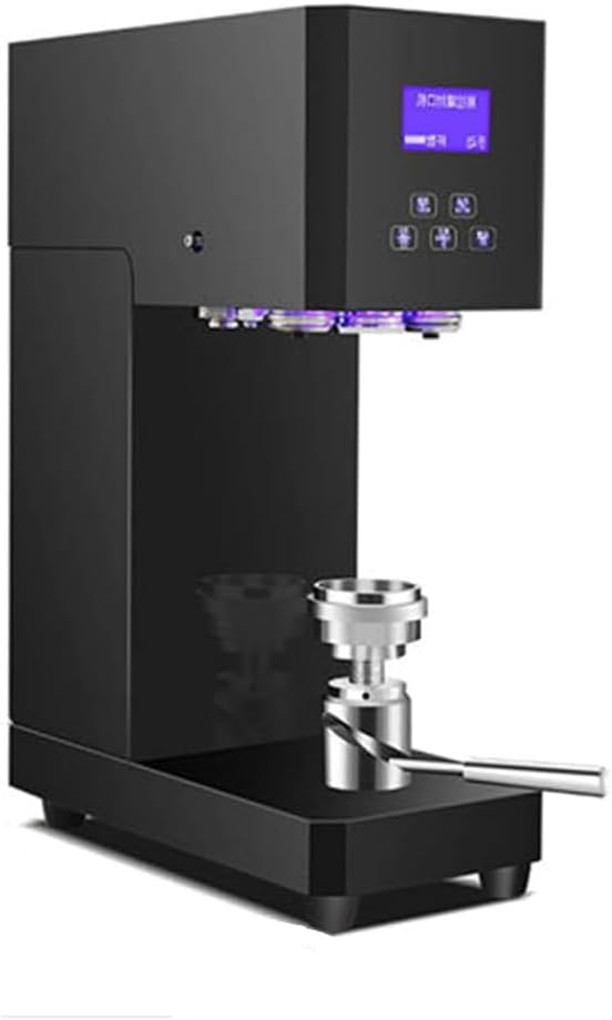 Automatic Can Sealer Machine - Electric Commercial Tin Cup Sealer for Aluminum/Plastic Cans - 2.17" Diameter, 4.53"-6.69" Height Ideal for Home, Cafe, Restaurant,02