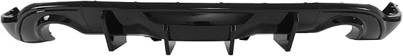 Rear Bumper Rear Diffuser Bumper Rear Bumper Diffuser For Dodge For Durango 2011-2024 All Models GT/For SRT/For SXT Body Kit Car Accessories Glossy Black Carbon Fiber Print(Glossy Black)