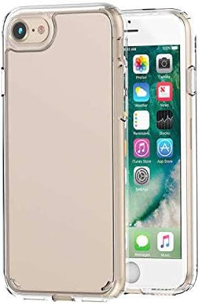 Coverzone iPhone SE 2020 İle Uyumlu Kılıf Transparan Z-Coss GlassElegance TPU Tam Koruma Arka Kapak Şeffaf Renk