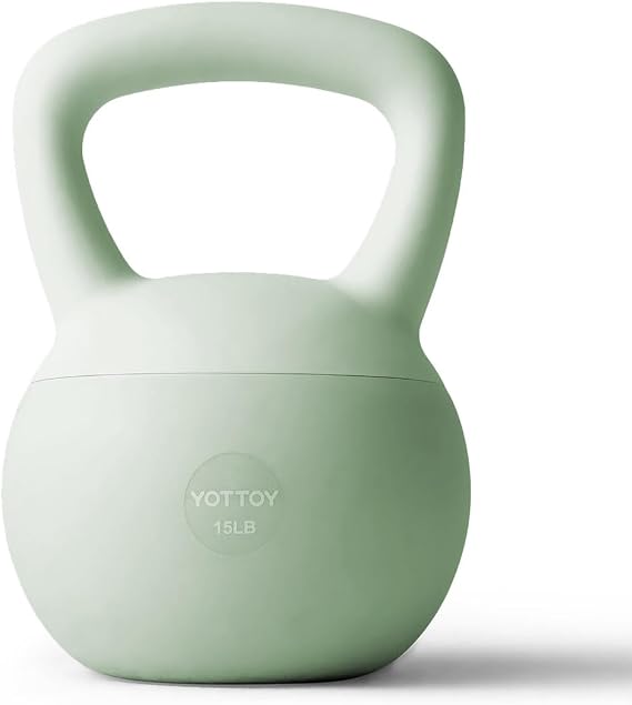 YOTTOY Soft Kettlebell,Kettlebell Anti-Slip Grip Weight for Home Workouts, Kettlebells Set Strength and Safety
