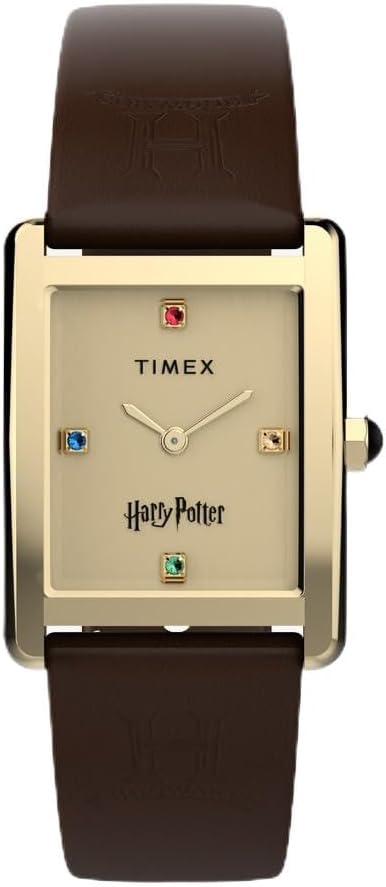 Timexタイメックス タイメックス×ハリーポッター ウォッチ クォーツ 50m防水 ミネラルガラス ゴールド文字盤 Tw2y75700 レディース 正規品