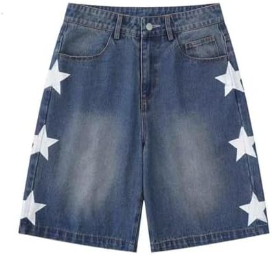 Jorts レディース バギー ヴィンテージ アシッド ウォッシュ ジーンズ ショーツ グランジ ファッション カジュアル ワイドレッグ Y2K パンツ ストリートウェア メンズ ユニセックス