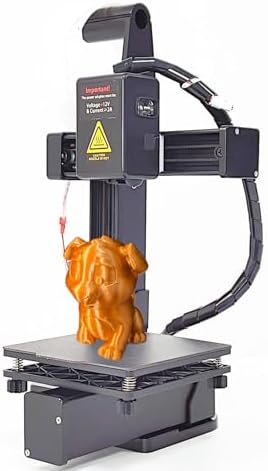 Small 3D printer for beginners, frequency division multiplexing 3D printer, high precision rapid heating and printing education compact 3D printing machine US plug