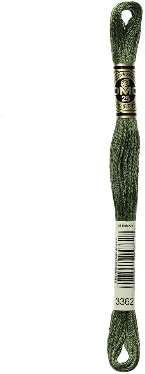 DMC Stranded Cotton Embroidery Thread 3362 - per Skein