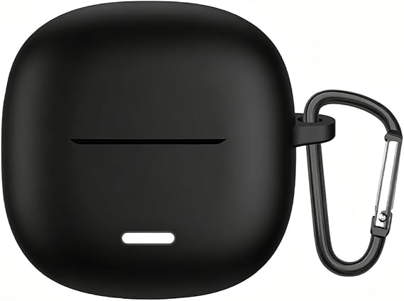 UnDePlus Xiaomi Redmi Buds 8 Lite ile uyumlu Kılıf Standart Yumuşak Silikon Case Siyah