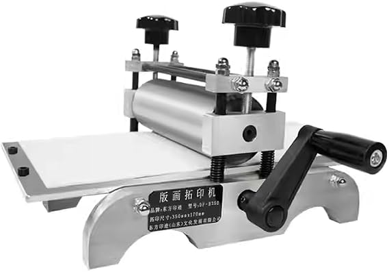 Block Printing Press,Professional Engraving Press,31x17cm Adjustable Pressure Roller,Art Studios/Edition Printing,Copperplate/Wood/Paper Prints,Professional Printmakers & Collectors