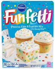 Pillsbury Funfetti White Cake Mix, 15.9 oz 432 g