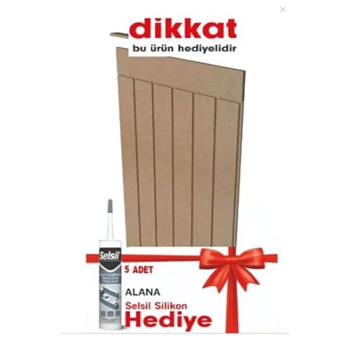 Decorative Wall Panel 54 X 100 Cm Paintable Wood Raw Mdf Wall Panel 5 pieces silicone