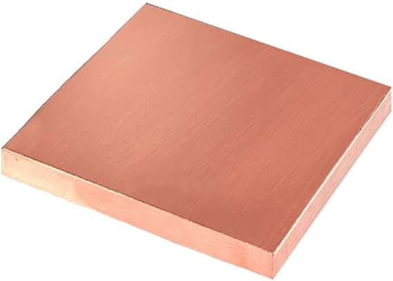Pure Copper Sheet 99.9% T2 Copper Block Flat Bar Width 20 mm / 0.8 Inch Thickness Length