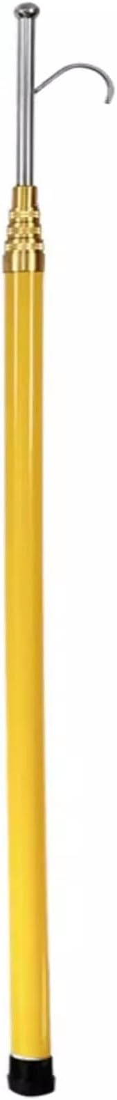 Safety Pool Hook with Extension Pole, Life Hook with Rescue Pole, Adjustable Pool Tool Hanger for Swimming Pool/Fairways/Beaches/Yachts