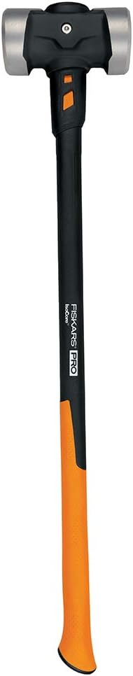 Fiskars PRO 750680-1001 IsoCore 12 lb Double Flat Face Sledge Hammer (36")