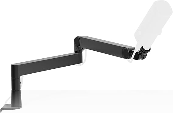 Elgato Wave Mic Arm Pro – 360° dönebilen mikrofon kolu, düşük profilli ve gazlı yaylı, mikrofonlar/Shure SM7B/HyperX QuadCast/Rode/Blue Yeti ve daha fazlası ile uyumlu – Yayın/Podcasting için