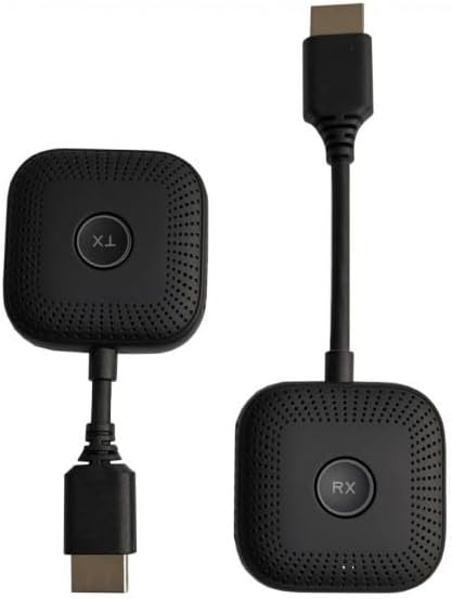 Coverzone Kablosuz HDMI Verici Alıcı Kiti | Wireless HD Transmitter Receiver | 1080P 60Hz Görüntü Aktarımı | TV, Projeksiyon, Notebook, PC ile Uyumlu - S1 HDMI
