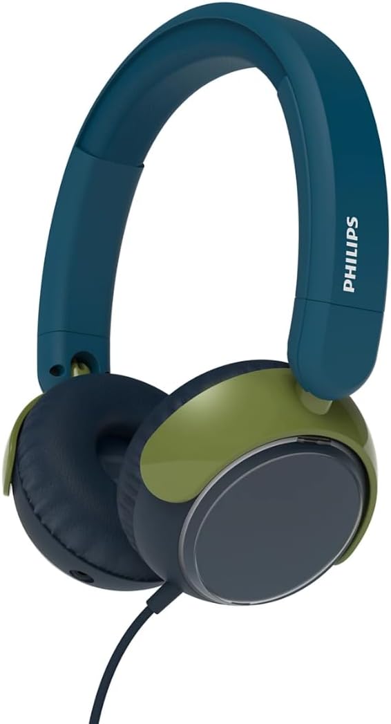 PHILIPS Kulak Üstü Kablolu Çocuk Kulaklığı TAK2000CT/00 Deniz Mavisi, TAK2000CT/00
