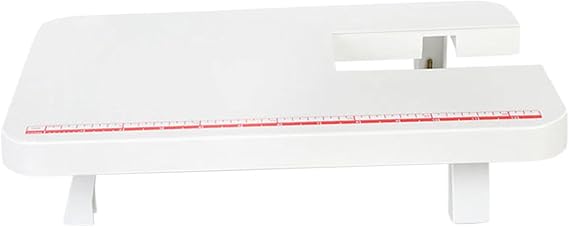Baoblaze Portable Table Extension Comfortable Large Sewing Table for Singer 4411 4423 4432 5511 5523 Sewing Machine, White