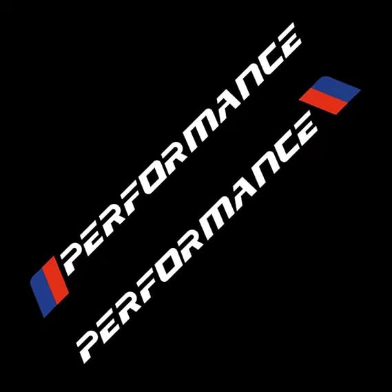 Car Performance Stickers Vinyl Graphics Stripes, Waterproof PVC Body Decals for Car Door Window Visor, Sport Styling Decor Accessories, 28cm/42cm (Black, 28cm×3.2cm)