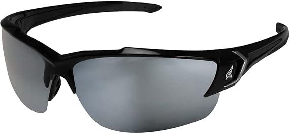 Edge Eyewear SDK117 Khor ブラック シルバーレンズ付き
