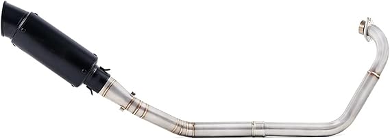 Full System Motorcycle Muffler Exhaust For Yamaha YZF-R15 R125 For MT125 For MT-15 For MT 15 125 V3 R125 2008 2009 2010 2011 2012 2013-2019 Muffler Center Link Pipe (Color : 5)