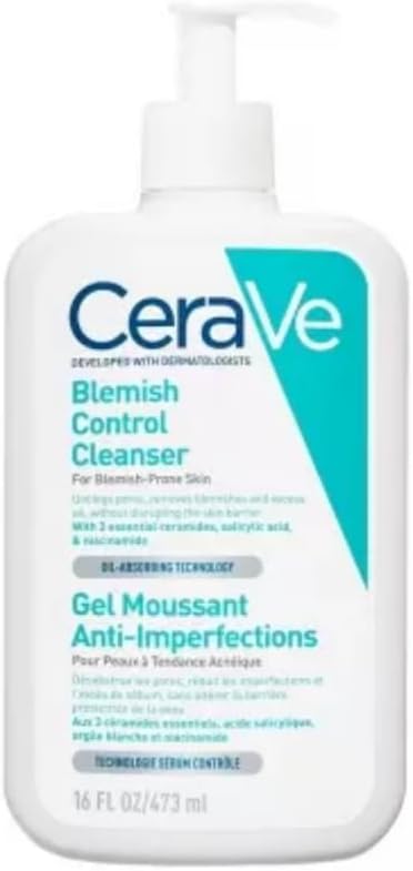 CeraVe Blemish Control Cleanser For Blemish-Prone Oily Skin, 473ml