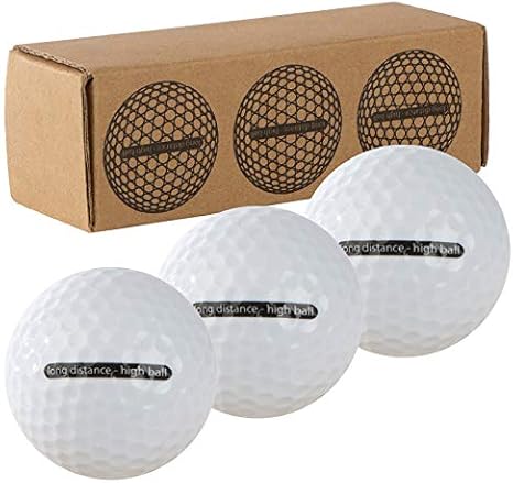 3 Golf Balls / Colour: White