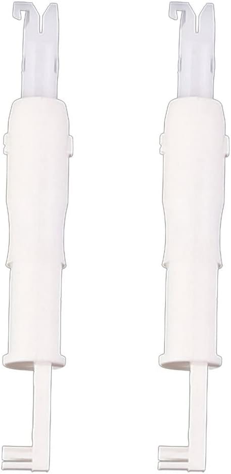 SagaSave 2 Pieces Sewing Machine Needle Threading Tool White Professional Automatic Threader Fast Sewing Threader for Sewing Machine