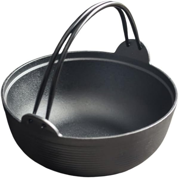 Earthenware Pot, Iron Pot, Large Capacity Earthenware Pot, 6.3-11 inches 16-28 cm, with Wooden Lid, Gas Stove, for 2-6 People, Iron Supplement, Hosting Cuisine, Beige, Other Iron Pots, Made in Japan