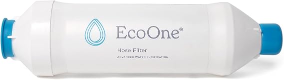 ecoone ホースフィルター 高度な浄化水フィルター ガーデンホース用 | インラインデュアルステージ天然カーボンホースフィルター ホットタブ&スパ用 | 最大40,000ガロンのフィルター