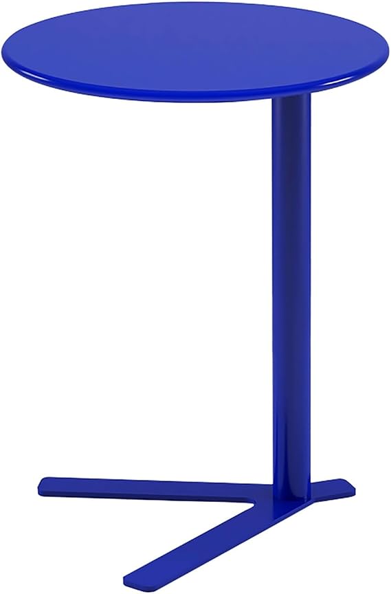 Round Storage End Table, Side Table for Couch Slide Under, C Table Sofa Side End Table for Living Room