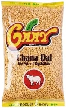 Gaay Chana Dal 1kg – Split Chickpeas (Bengal Gram) | Indian Lentils for Curries, Dal & Snacks | Vegetarian Pantry Staple (Pack of 1)