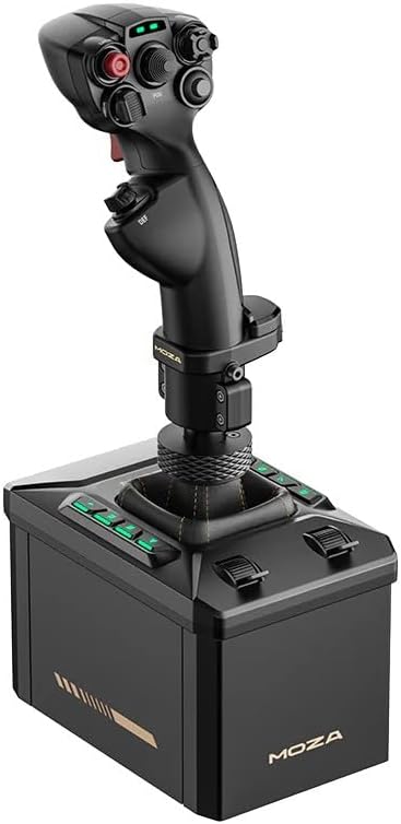 MOZA AB6 Flight Simulator bundle Flight Control System Flight Stick and Force Feedback flight base for PC