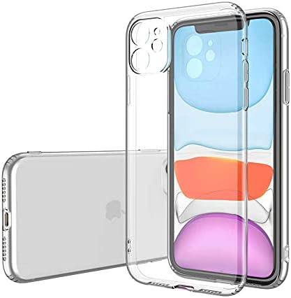 Bzontech Apple iPhone 11 ile Uyumlu Kılıf Şeffaf Kamera Korumalı 3D